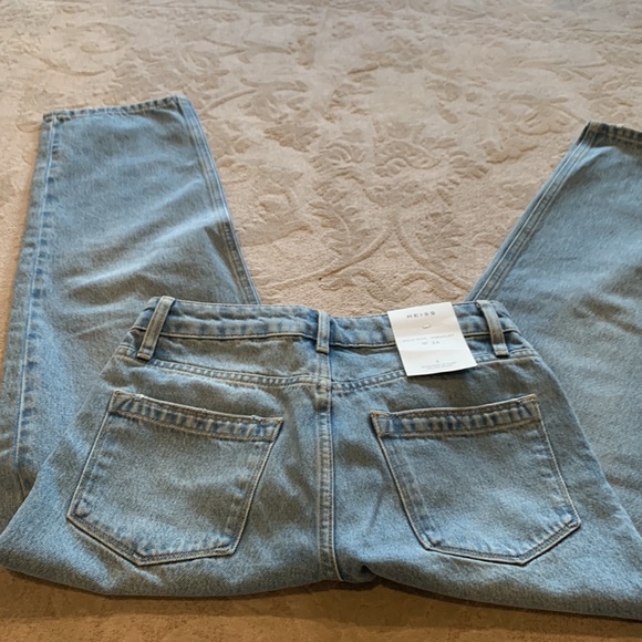 Reiss Elle-High Rise Straight Jean - Picture 4 of 9